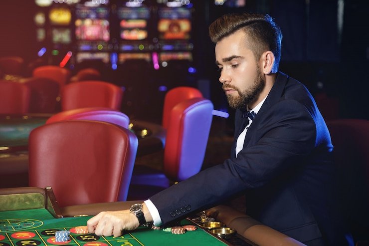 Live dealer casino experience with multiple game tables